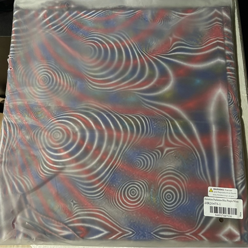 New in packaging Distortion Pashmina Rave Scarf iHeartRaves